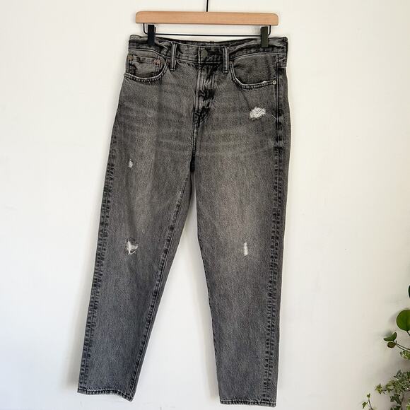 American Eagle Distressed Skater Jeans Black Size 29x32 - Picture 1 of 8